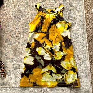 Dress, Jessica Howard, deep v-back, fall colors